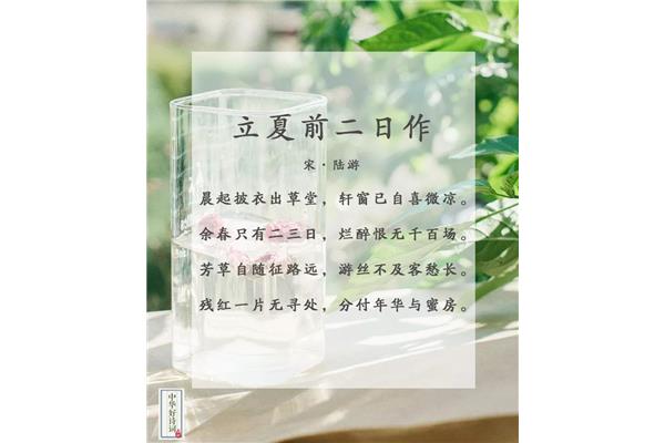 关于夏天的诗词