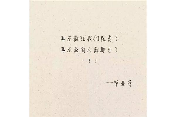毕业语录简短