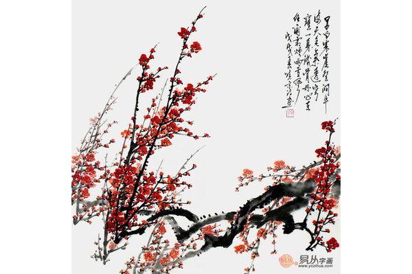形容红梅的诗句