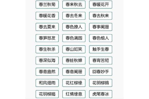 关于春的成语