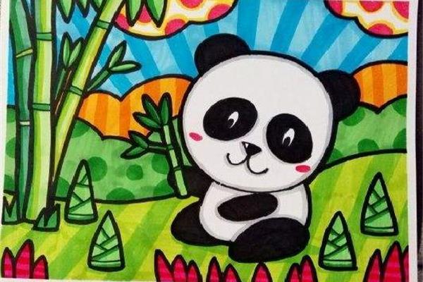 儿童蜡笔画