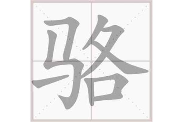 骆怎么组词