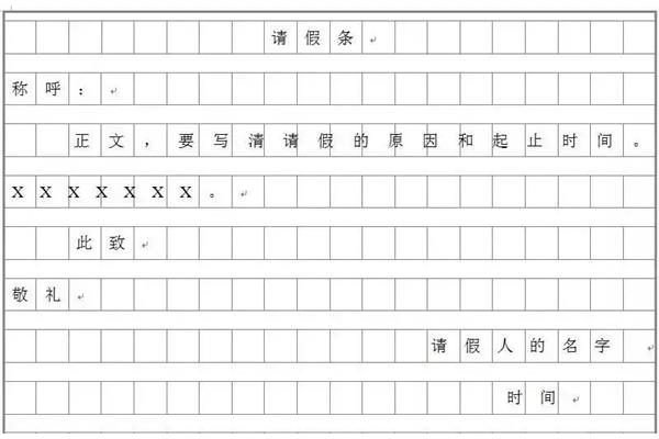 书信的格式