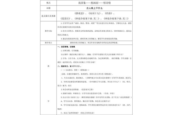 教学设计是什么