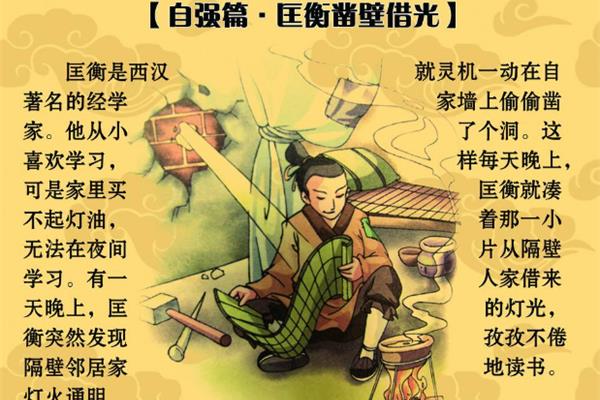 凿壁借光成语故事