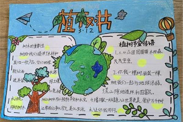 绿色畅想手抄报