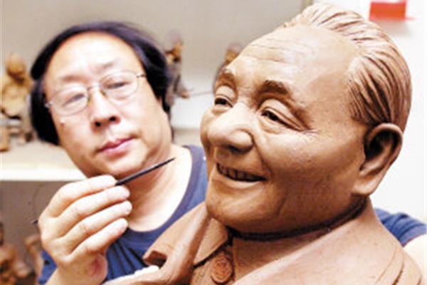 捏泥人的制作过程