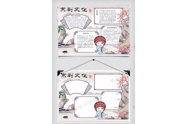 京剧手抄报内容