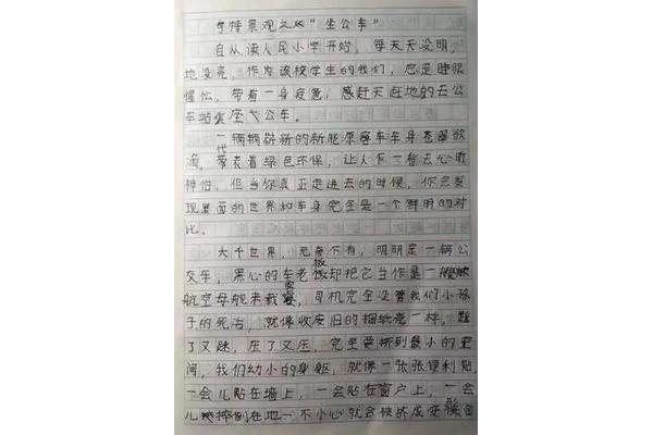 写信作文300字