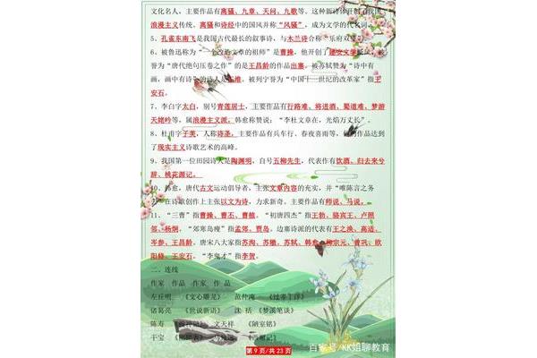 语文文学常识