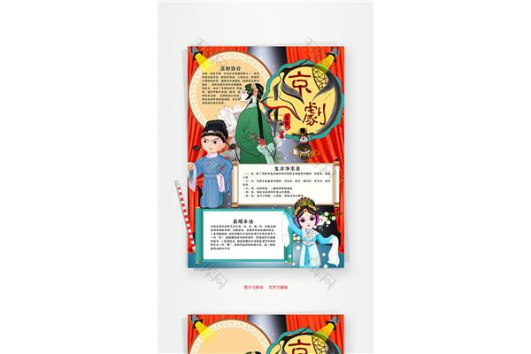 京剧手抄报内容