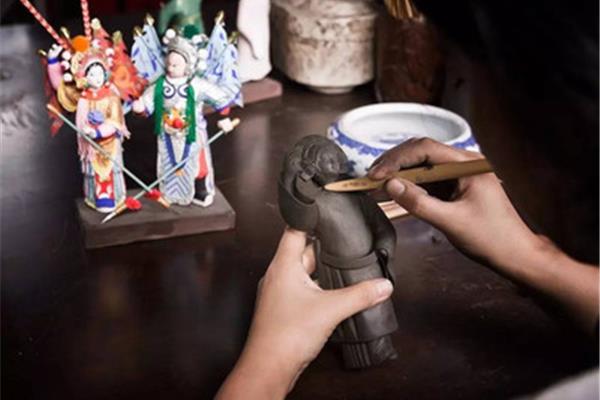 捏泥人的制作过程