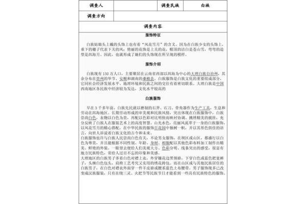 民风民俗调查报告