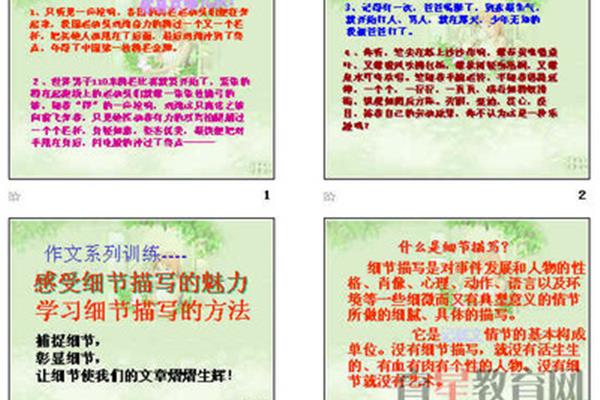 什么是描写方法