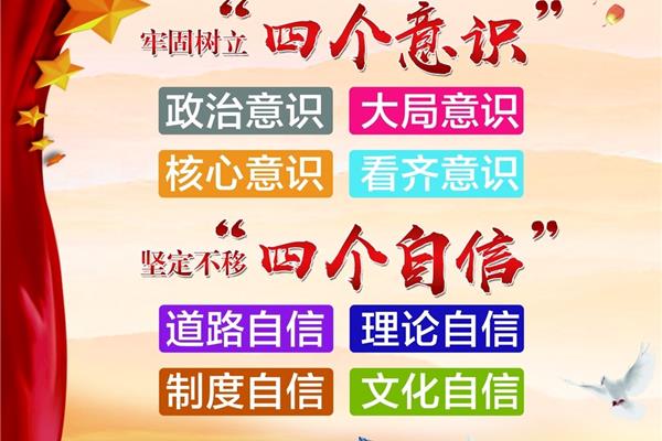 四个自信手抄报