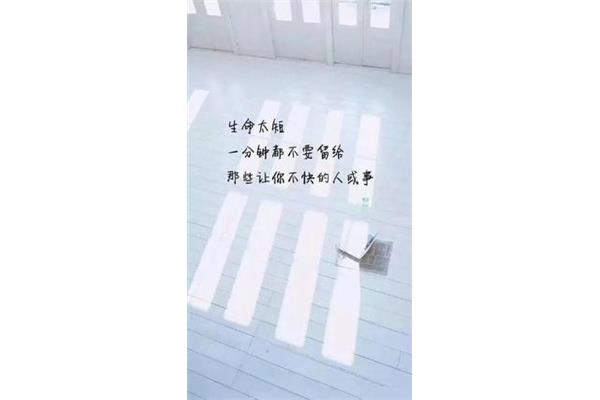 看淡人生的句子