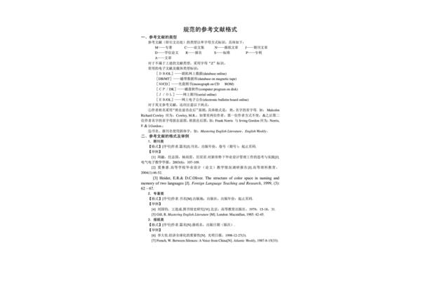 专利参考文献格式