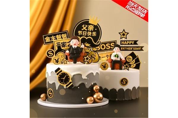 老爸生日蛋糕图片