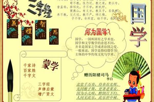 三年级语文手抄报
