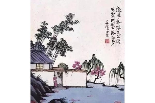 带柳的古诗