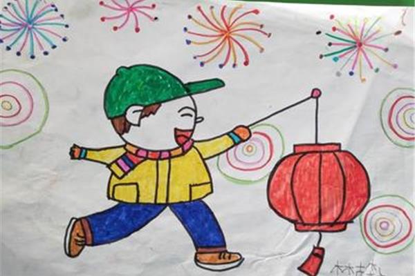 新年主题绘画