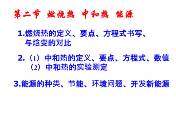 燃烧热的定义