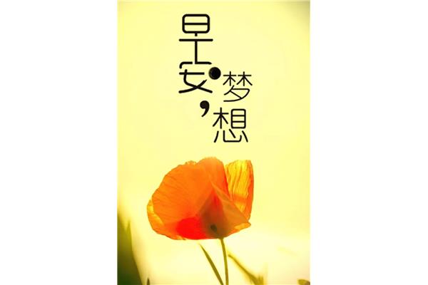 早上好的唯美句子