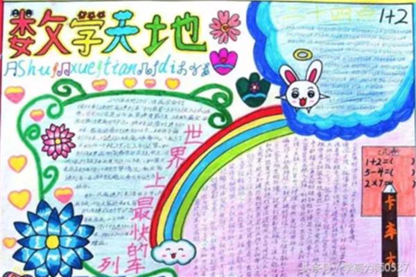 5年级数学手抄报