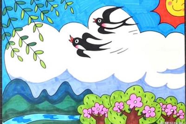 以春天为主题的画