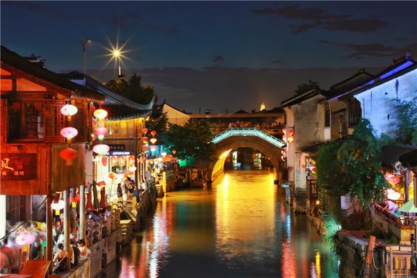 山塘街夜景
