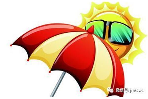 天气炎热的句子