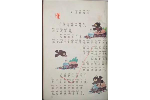 乌鸦喝水原文