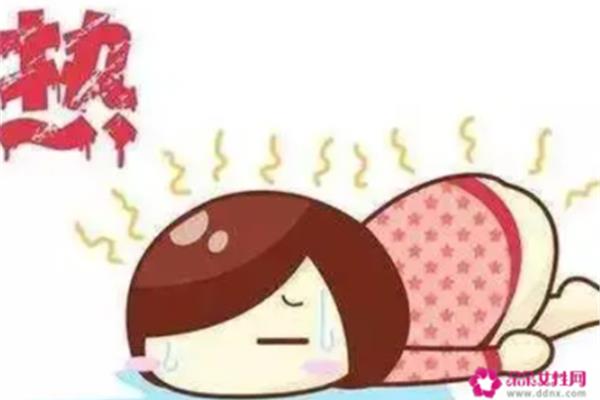 天气炎热的句子