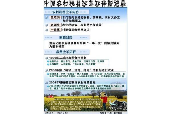农村税费改革