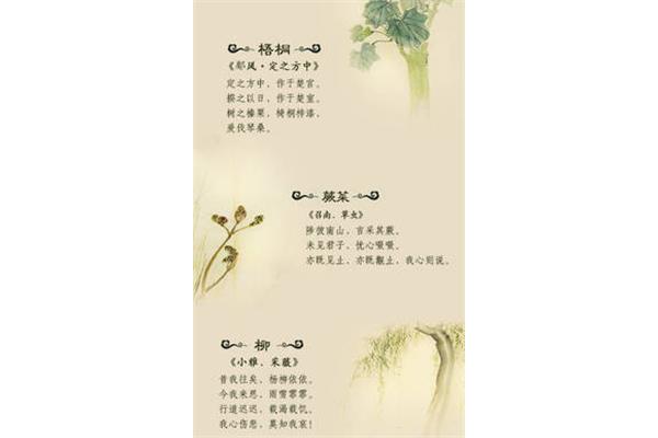 诗经最美的十首诗