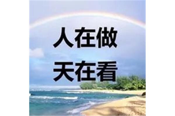 人在做天在看