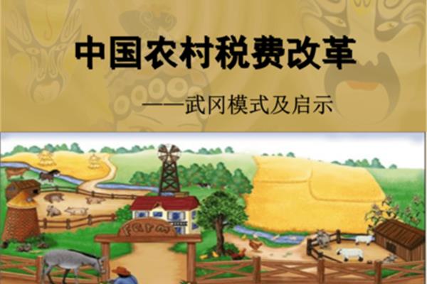 农村税费改革