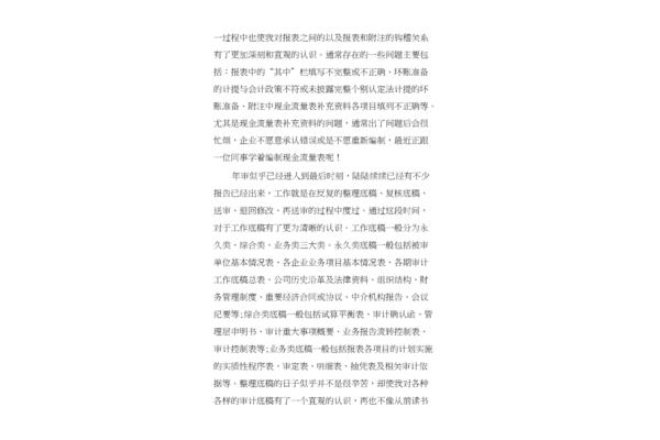 审计实习报告