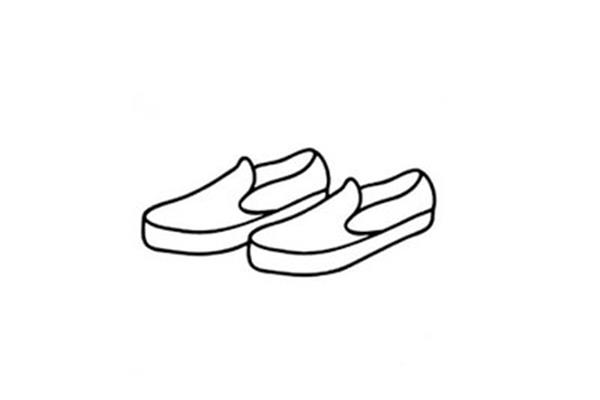简笔画鞋子