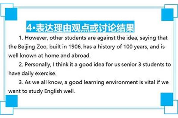 英语图表作文