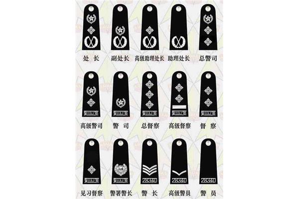 警察等级划分