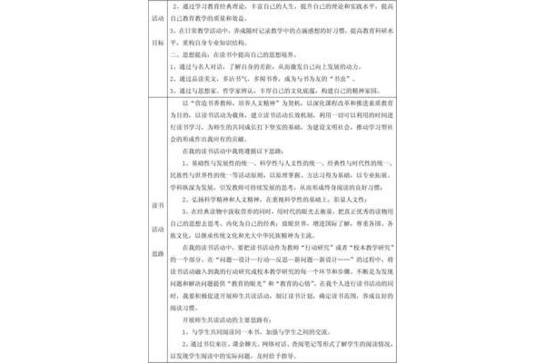 个人读书计划