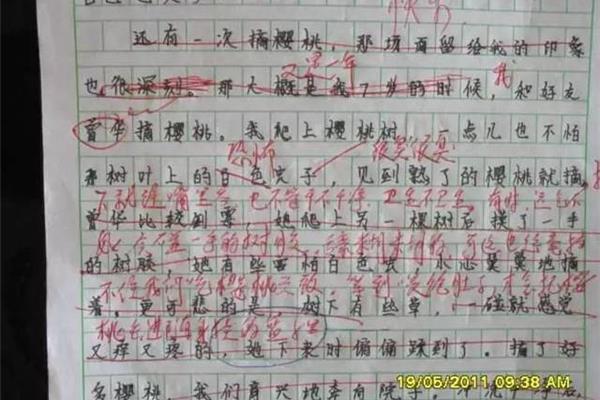 教师对学生评语