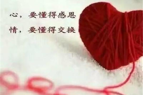 懂得感恩的人