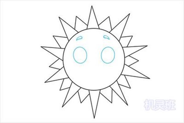 画太阳怎么画