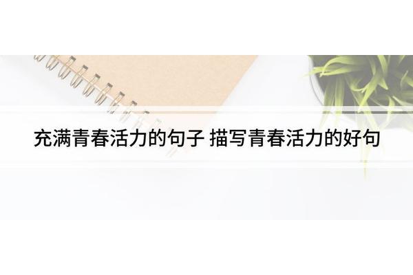 描写青春的句子