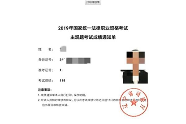 主观题成绩