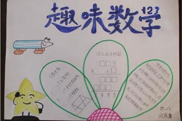 数学手抄报字
