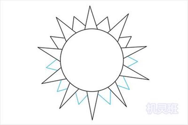 画太阳怎么画