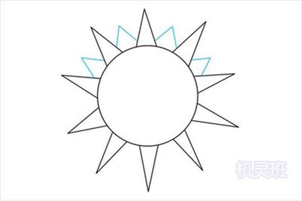 画太阳怎么画